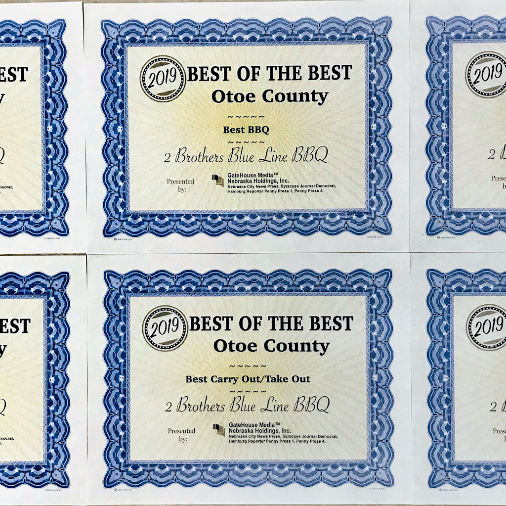 2 Brothers Blue Line BBQ | restaurant | 430 5th St, Syracuse, NE 68446, USA | 4022694361 OR +1 402-269-4361