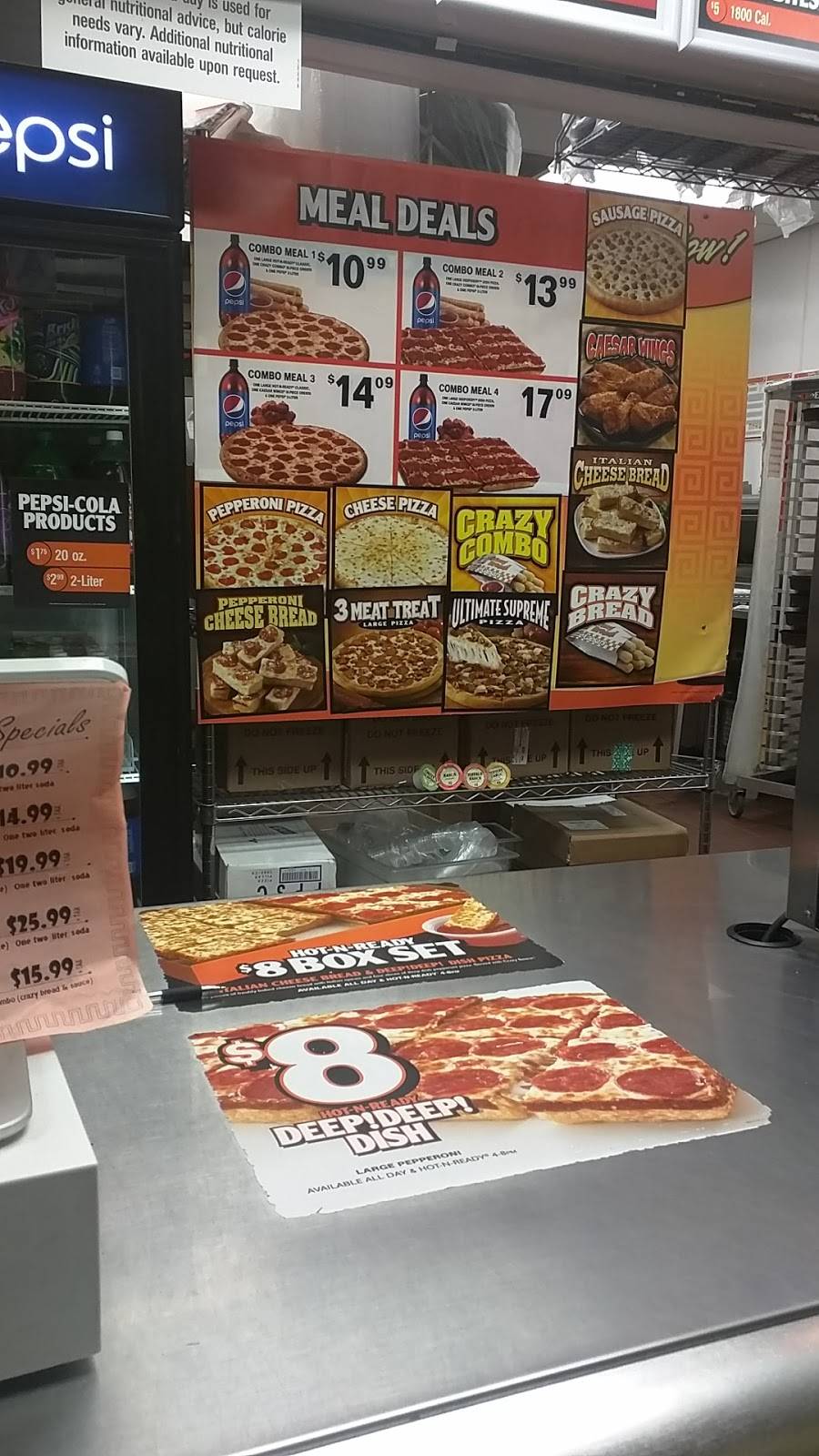 Little Caesars Pizza | meal takeaway | 11273 Camino Ruiz, San Diego, CA 92126, USA | 8582717011 OR +1 858-271-7011