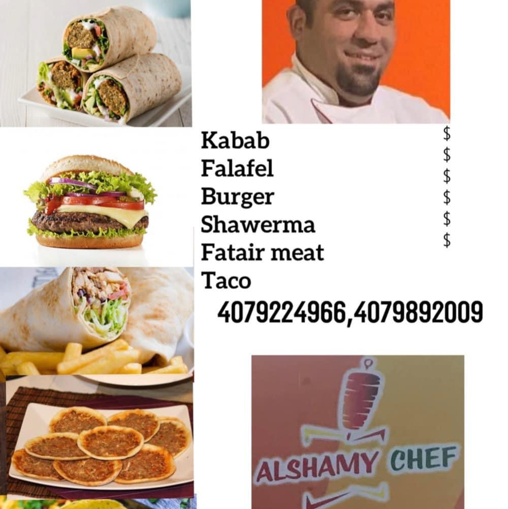 Alshamy cheff | restaurant | 274 W State Rd 434, Longwood, FL 32750, USA | 4079224966 OR +1 407-922-4966