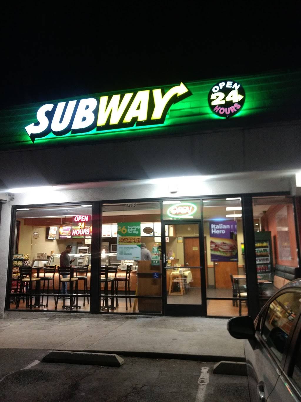 Subway | meal takeaway | 3310 University Ave, San Diego, CA 92104, USA | 6192809818 OR +1 619-280-9818