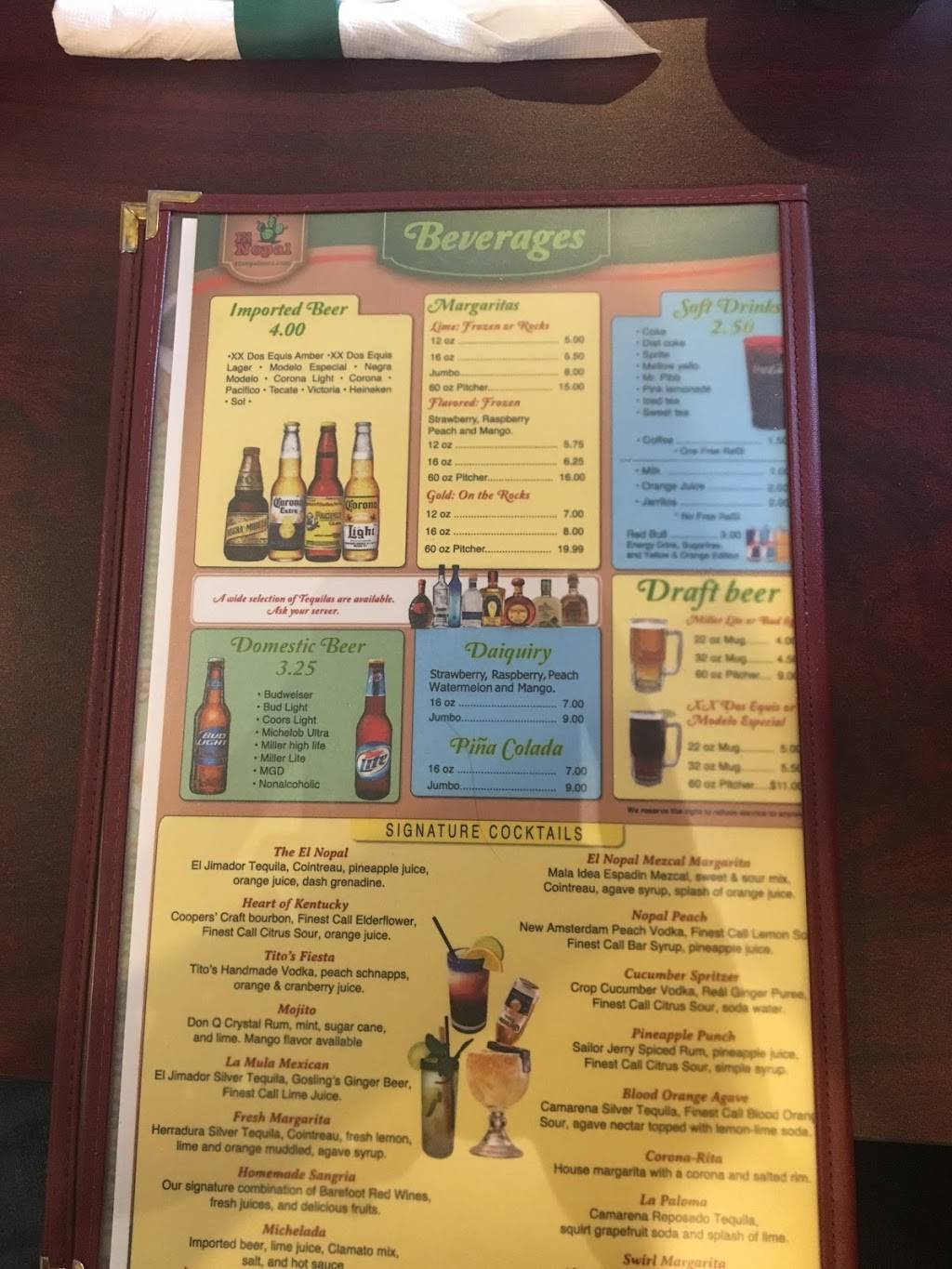 Nopal En La Dixie | restaurant | Shively, KY 40216, USA | 5027854090 OR +1 502-785-4090