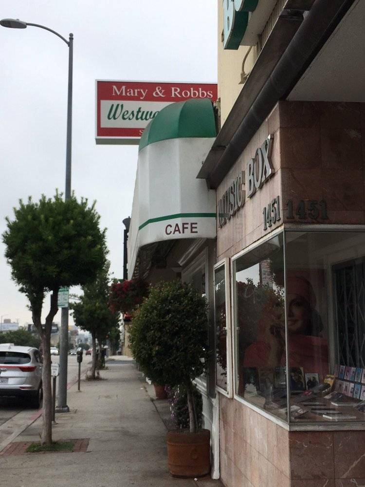 Mary and Robbs Westwood Cafe | cafe | 1453 Westwood Blvd, Los Angeles, CA 90024, USA | 3104783822 OR +1 310-478-3822