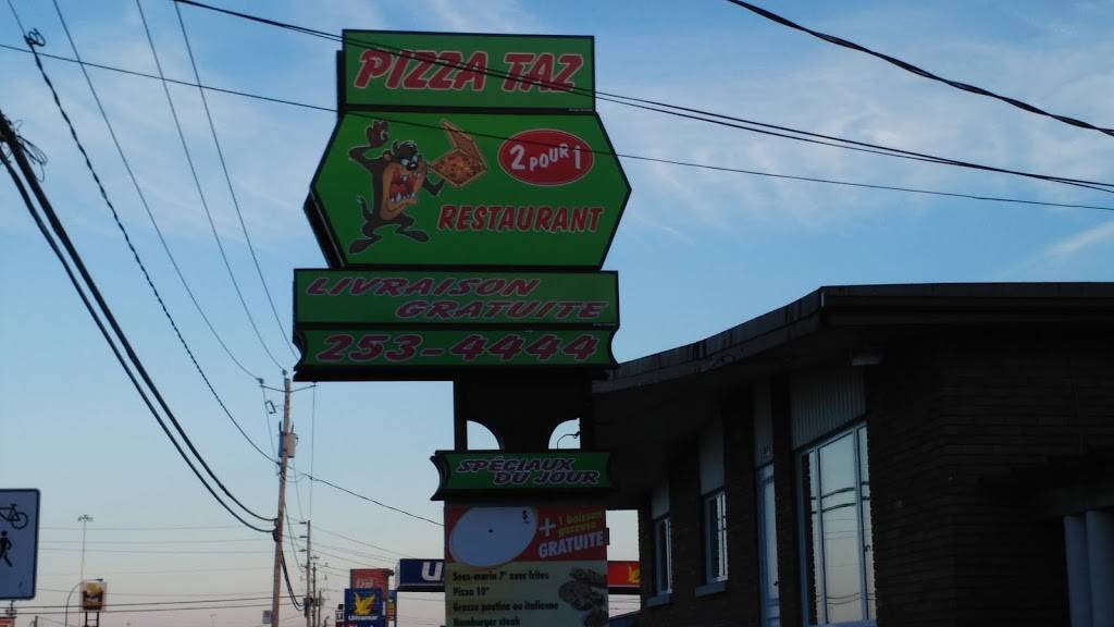 Restaurant Pizza Taz | restaurant | 5965 Boulevard Laframboise, Saint-Hyacinthe, QC J2R 1G2, Canada | 4502534444 OR +1 450-253-4444
