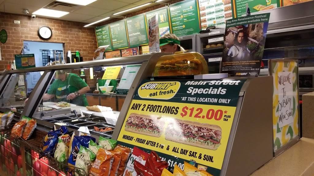 Subway Restaurants | restaurant | 1425 Main Street A Haven Sq.Shopping Ctr, Dunedin, FL 34698, USA | 7277363876 OR +1 727-736-3876