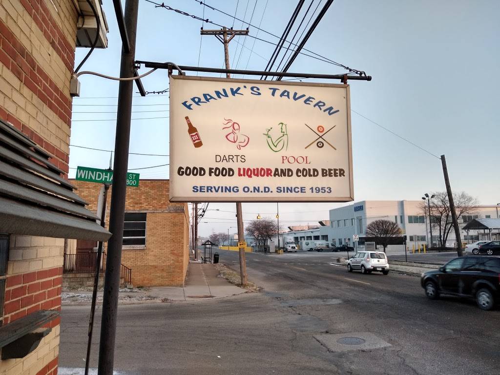Franks Tavern | restaurant | 1669 Webster St, Dayton, OH 45404, USA | 9372285649 OR +1 937-228-5649