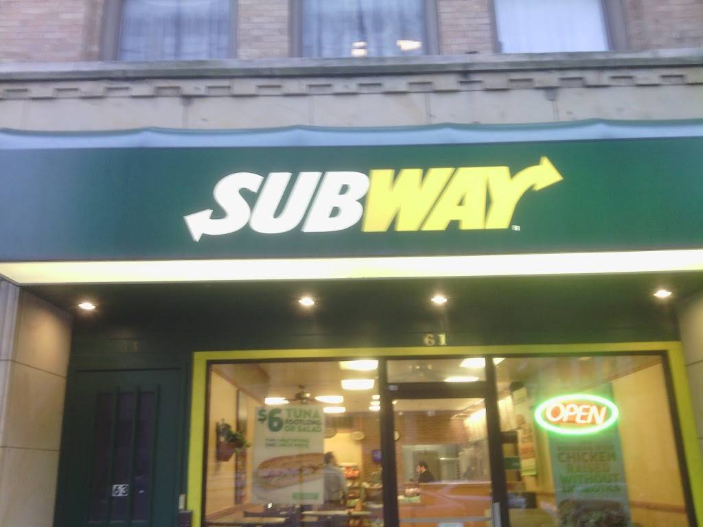 Subway Restaurants | restaurant | 61 E Gay St, Columbus, OH 43215, USA | 6142214040 OR +1 614-221-4040