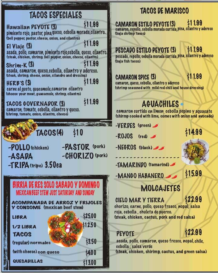 Peyote Mexican Restaurant | restaurant | 555 S Federal Blvd, Denver, CO 80219, USA | 7203504933 OR +1 720-350-4933