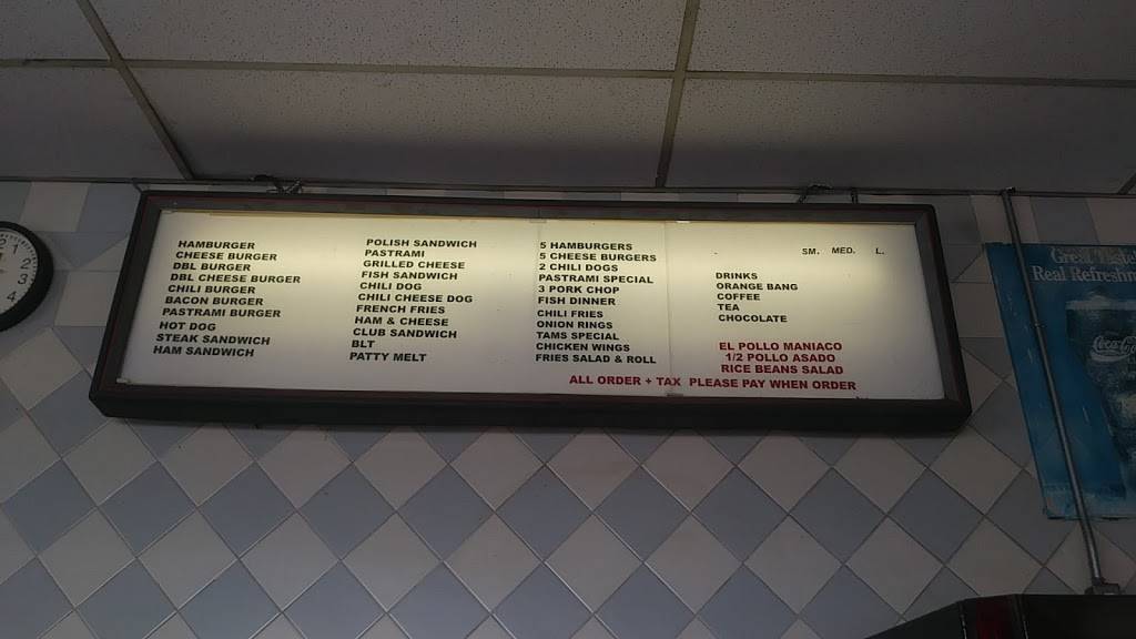 Tams Burgers | restaurant | 4701 S Broadway, Los Angeles, CA 90037, USA | 3232310185 OR +1 323-231-0185