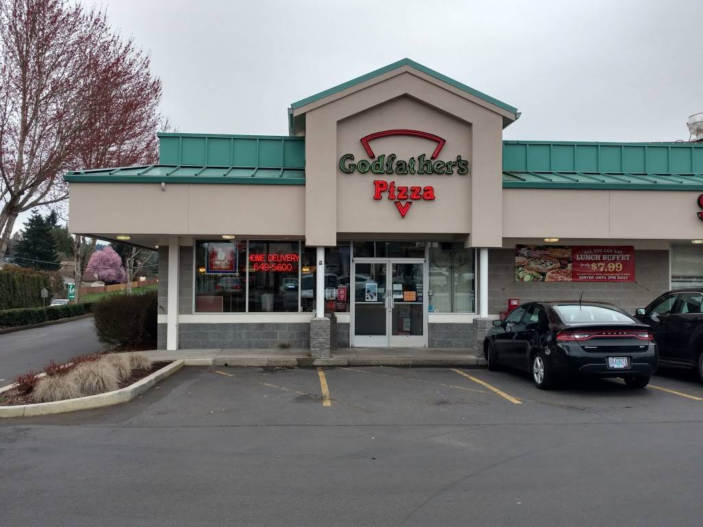 Godfathers Pizza | meal delivery | 17691 SW Farmington Rd, Aloha, OR 97007, USA | 5036495600 OR +1 503-649-5600