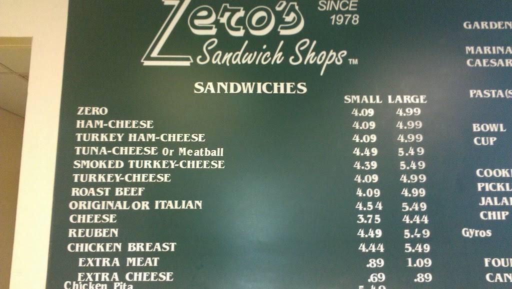 Zeros Sandwich Shop | meal takeaway | 373 Greens Rd, Houston, TX 77060, USA | 2818761686 OR +1 281-876-1686