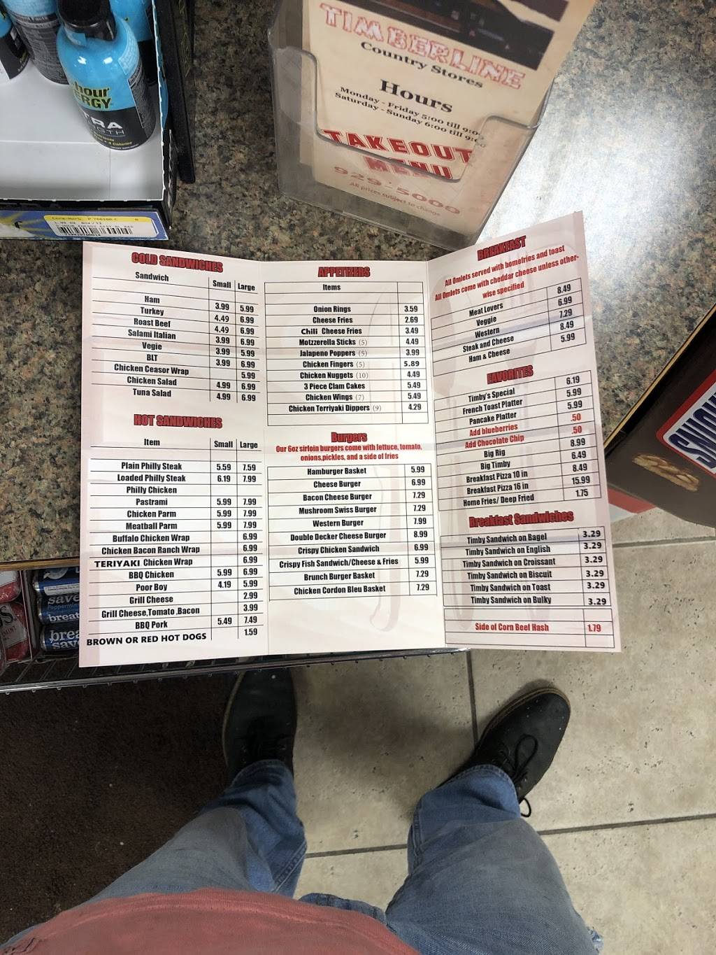 Timberline Country Store | restaurant | 222 Narragansett Trail, Buxton, ME 04093, USA | 2079295000 OR +1 207-929-5000