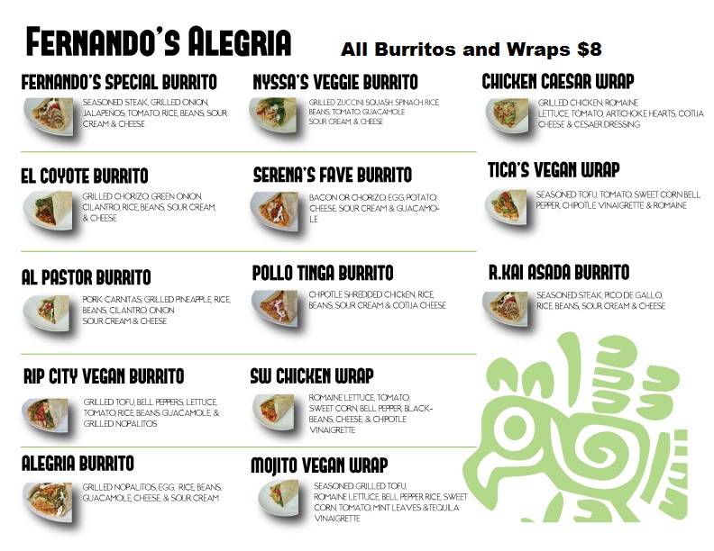 Fernandos Alegria | restaurant | 7238 SE Foster Rd #16, Portland, OR 97206, USA | 5034816306 OR +1 503-481-6306