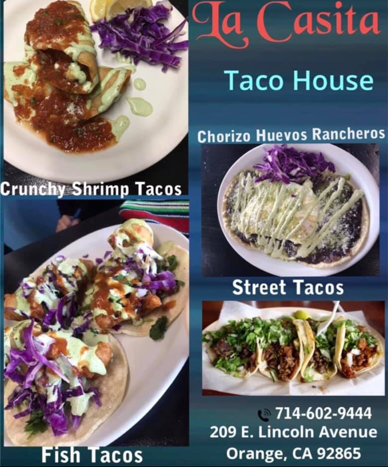 La Casita OC | restaurant | 209 E Lincoln Ave, Orange, CA 92865, USA | 7146029444 OR +1 714-602-9444