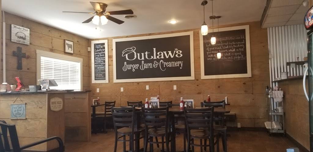 Outlaws Burger Barn & Creamery | restaurant | 1370 S Main Rd, Vineland, NJ 08360, USA | 8566915438 OR +1 856-691-5438
