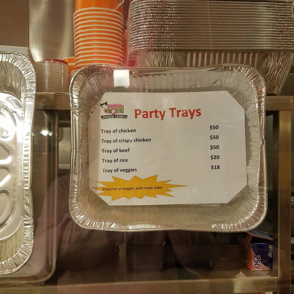 MiraiBowl Japanese Express | restaurant | 6560 Montana Ave, El Paso, TX 79925, USA | 9157750022 OR +1 915-775-0022