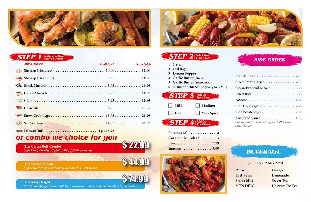 ninja teriyaki juicy crab house | restaurant | 2903 Dorr St, Toledo, OH 43607, USA | 4197088365 OR +1 419-708-8365