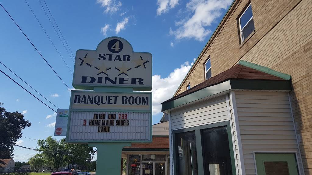 Four Star Diner | restaurant | 168 N Mecca St, Cortland, OH 44410, USA | 2342444560 OR +1 234-244-4560