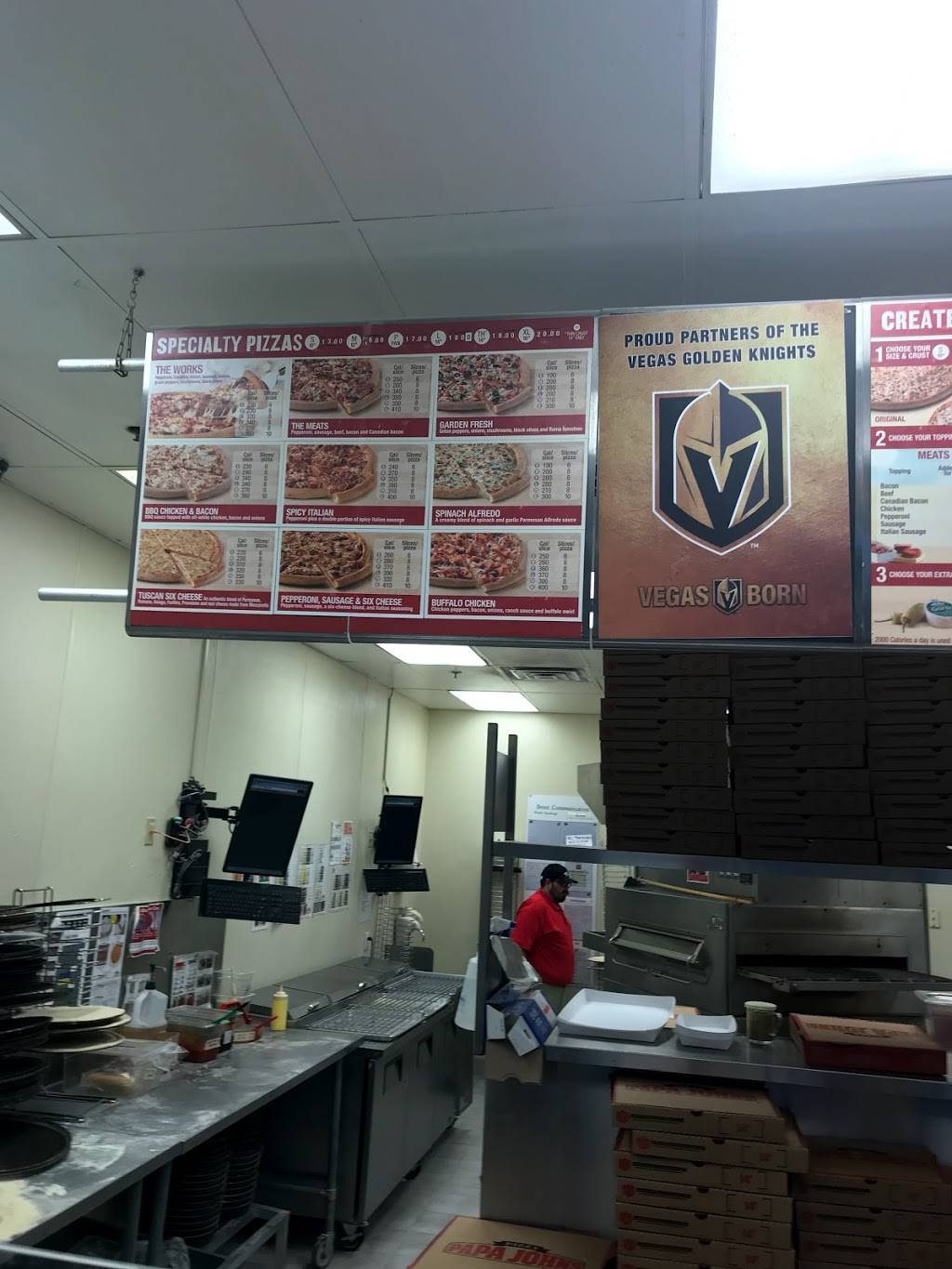 Papa Johns Pizza | restaurant | 3460 E Sunset Rd Suite U, Las Vegas, NV 89120, USA | 7024336262 OR +1 702-433-6262