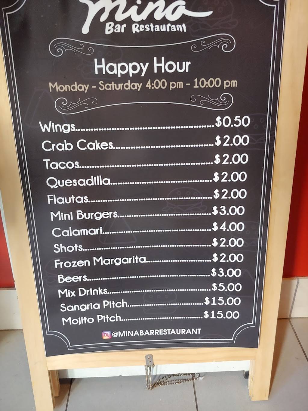 Mina Restaurant and Bar | restaurant | 3859 10th Ave, New York, NY 10034, USA | 6468691210 OR +1 646-869-1210