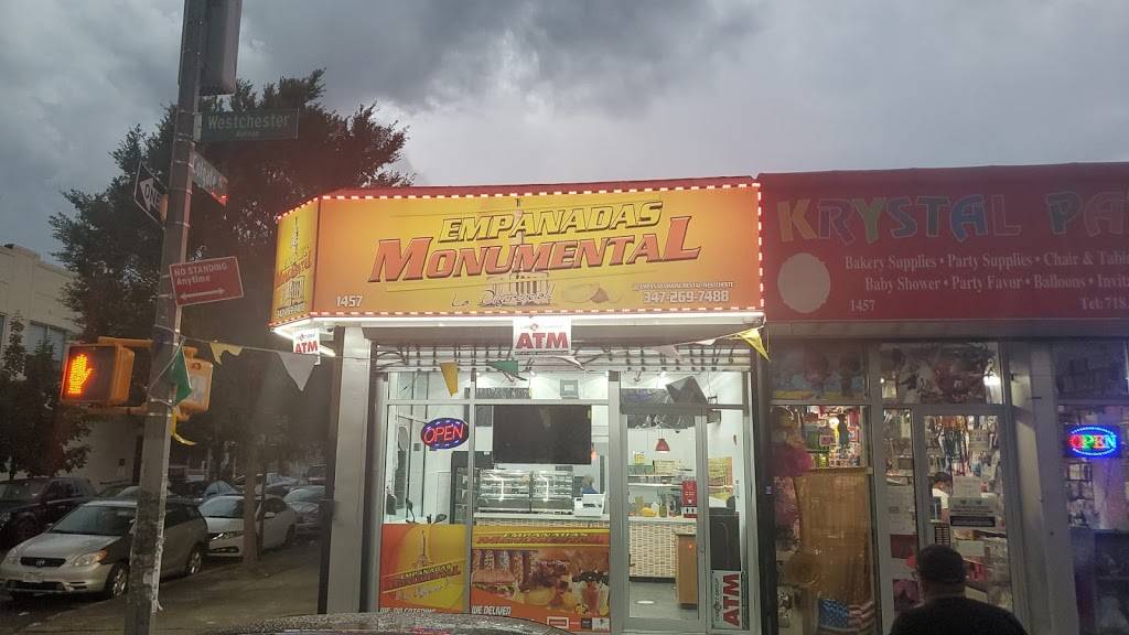 Empanadas Monumental | restaurant | 1457 Westchester Ave, The Bronx, NY 10472, USA | 3472697488 OR +1 347-269-7488