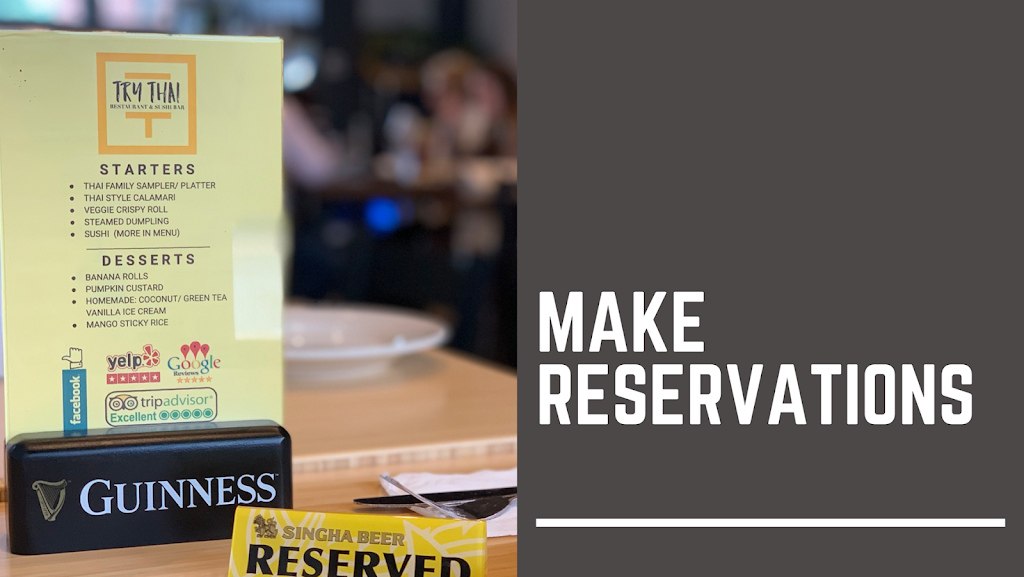 TRY THAI Restaurant & Sushi Bar | restaurant | 205 E Main St, Front Royal, VA 22630, USA | 5405518171 OR +1 540-551-8171