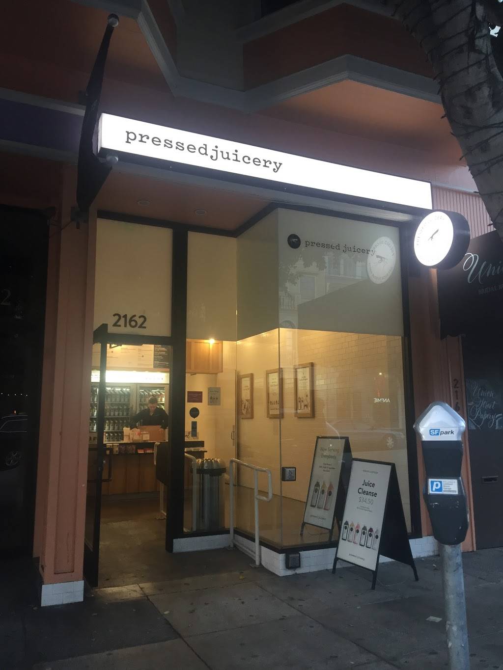Pressed Juicery | restaurant | 2162A Union St, San Francisco, CA 94123, USA | 4153463293 OR +1 415-346-3293