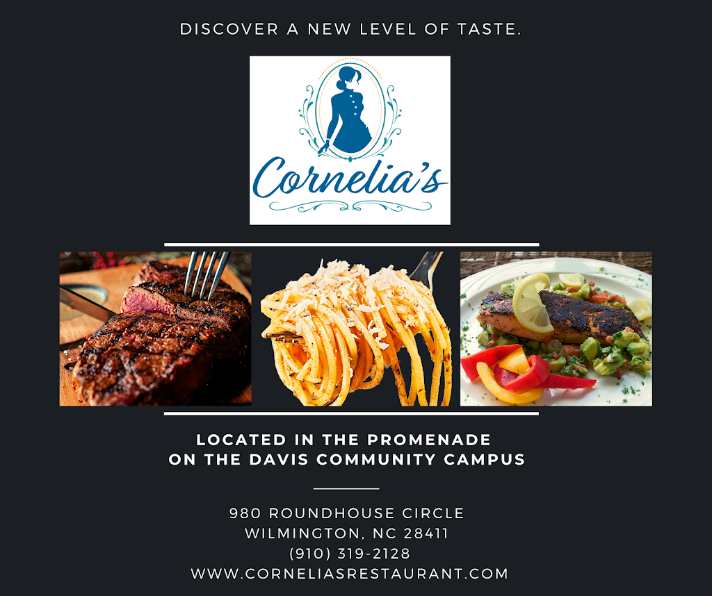 Cornelia’s Restaurant | restaurant | 980 Roundhouse Cir, Wilmington, NC 28411, USA | 9103192128 OR +1 910-319-2128