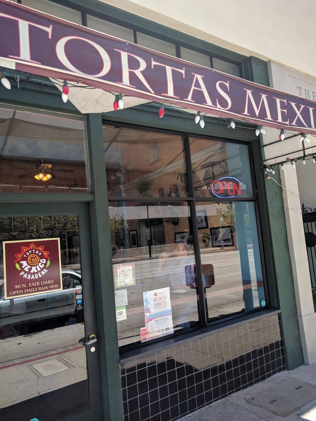 Tortas Mexico | restaurant | 90 N Fair Oaks Ave, Pasadena, CA 91103, USA | 6264324887 OR +1 626-432-4887