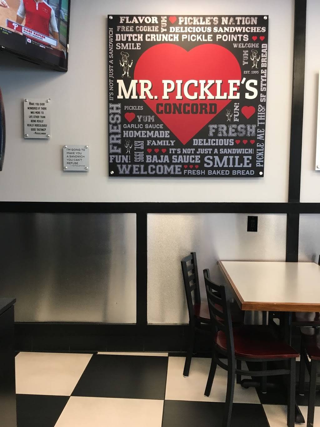 Mr. Pickles Sandwich Shop | restaurant | 4436 Clayton Rd suite h, Concord, CA 94521, USA | 9253261088 OR +1 925-326-1088