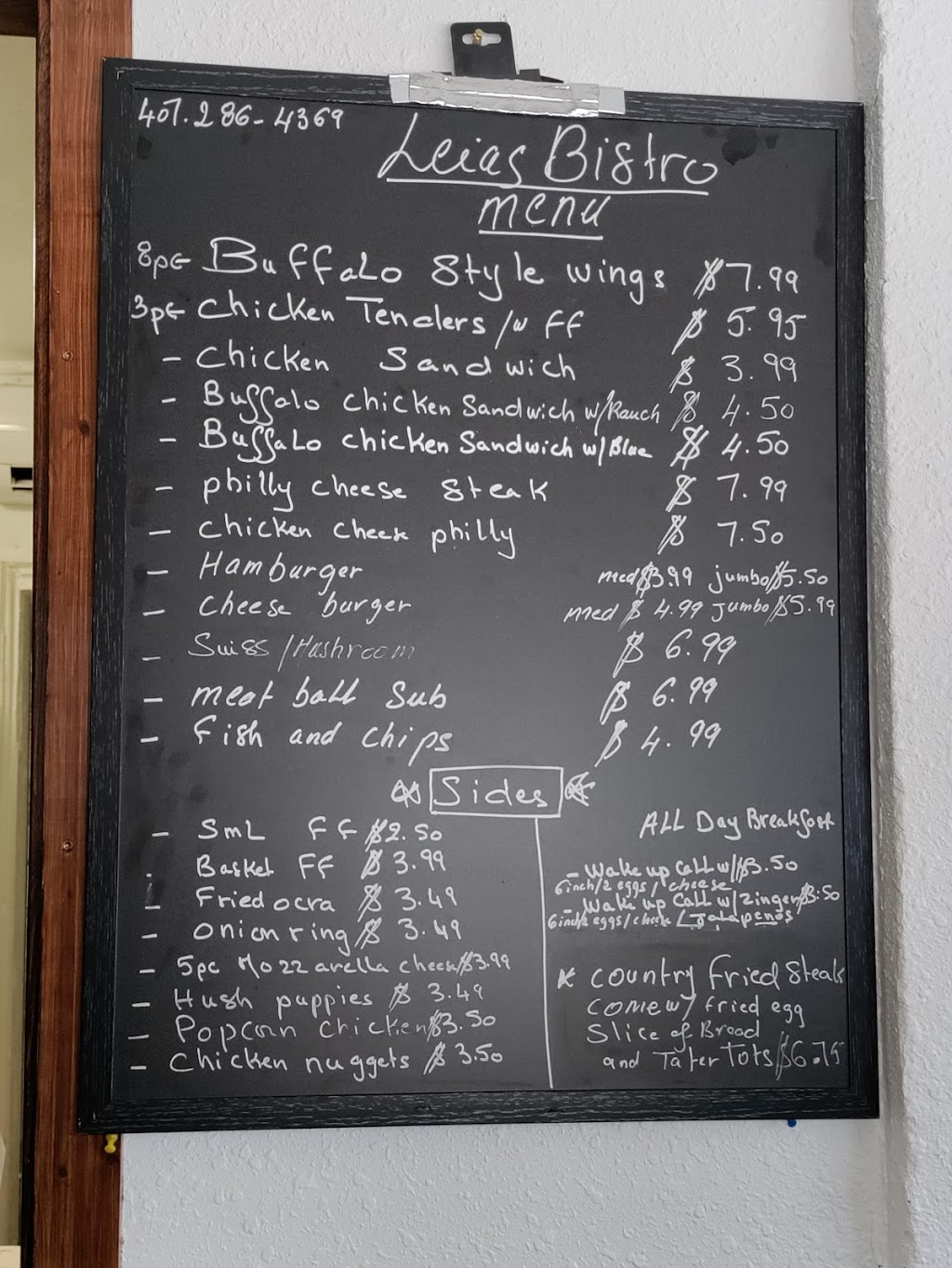 Leias Bistro | restaurant | 646 W Washington St, Orlando, FL 32801, USA | 4072824369 OR +1 407-282-4369