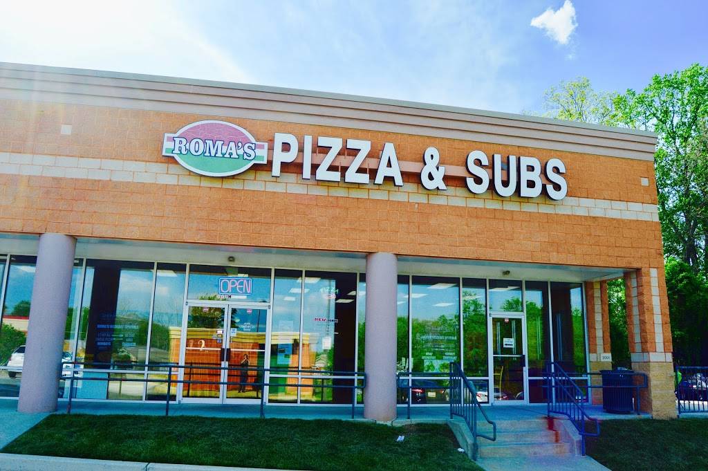 Romas Pizza & Subs | meal takeaway | 10132 Baltimore National Pike, Ellicott City, MD 21042, USA | 4104188555 OR +1 410-418-8555