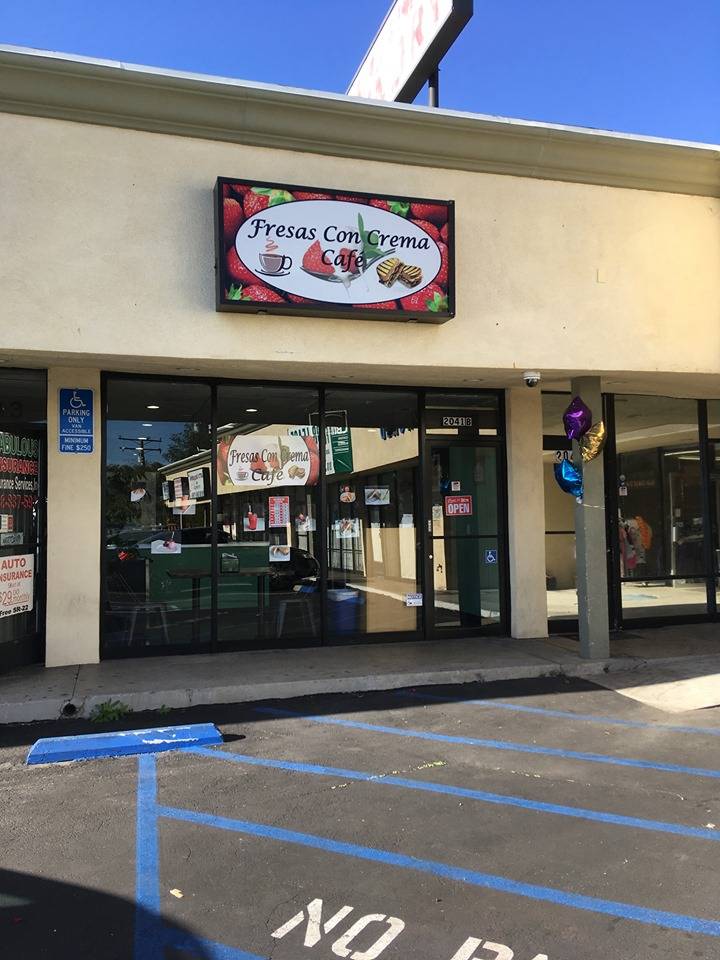Fresas Con Crema Cafe | cafe | 2041 Glenoaks Blvd Ste B, San Fernando, CA 91340, USA | 7472537610 OR +1 747-253-7610