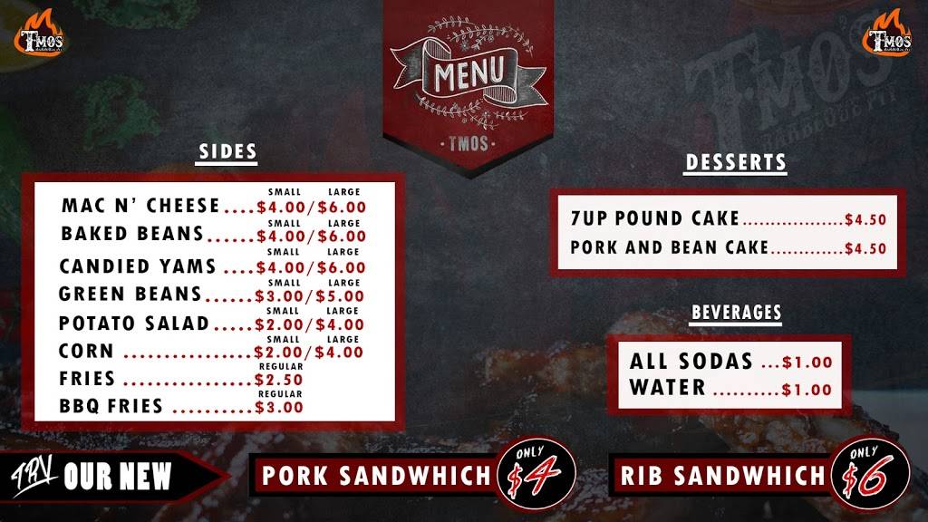 T-Mo’s BBQ Pit | restaurant | 7401 W McNichols Rd, Detroit, MI 48221, USA | 3133974831 OR +1 313-397-4831