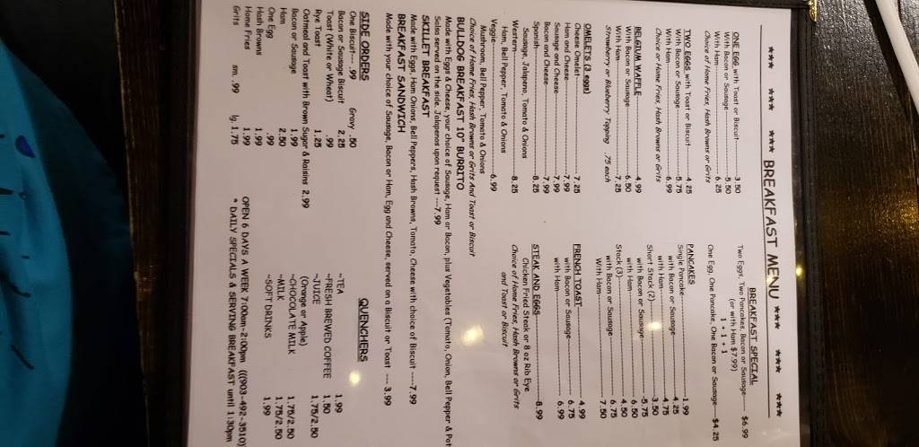 Jans Restaurant & Grill | restaurant | 101 E Lipscomb St, Quitman, TX 75783, USA | 9034923510 OR +1 903-492-3510