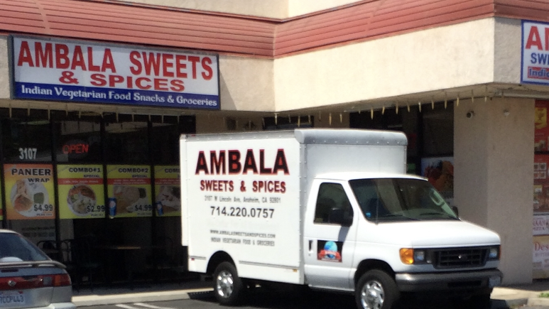 Ambala Sweets and Spices | restaurant | 6004, 3107 W Lincoln Ave, Anaheim, CA 92801, USA | 7142200757 OR +1 714-220-0757