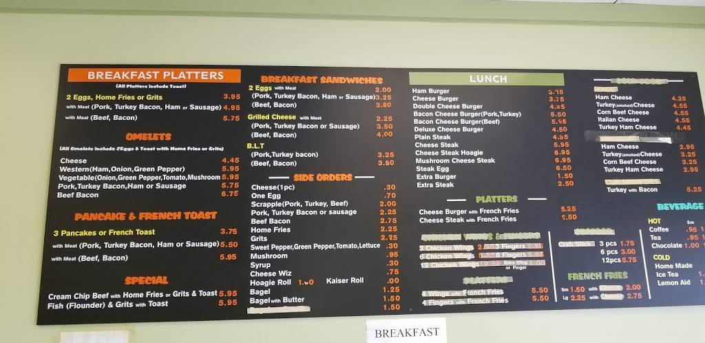 Parkside Breakfast and Lunch | restaurant | 1602 N 52nd St, Philadelphia, PA 19131, USA | 2158783530 OR +1 215-878-3530