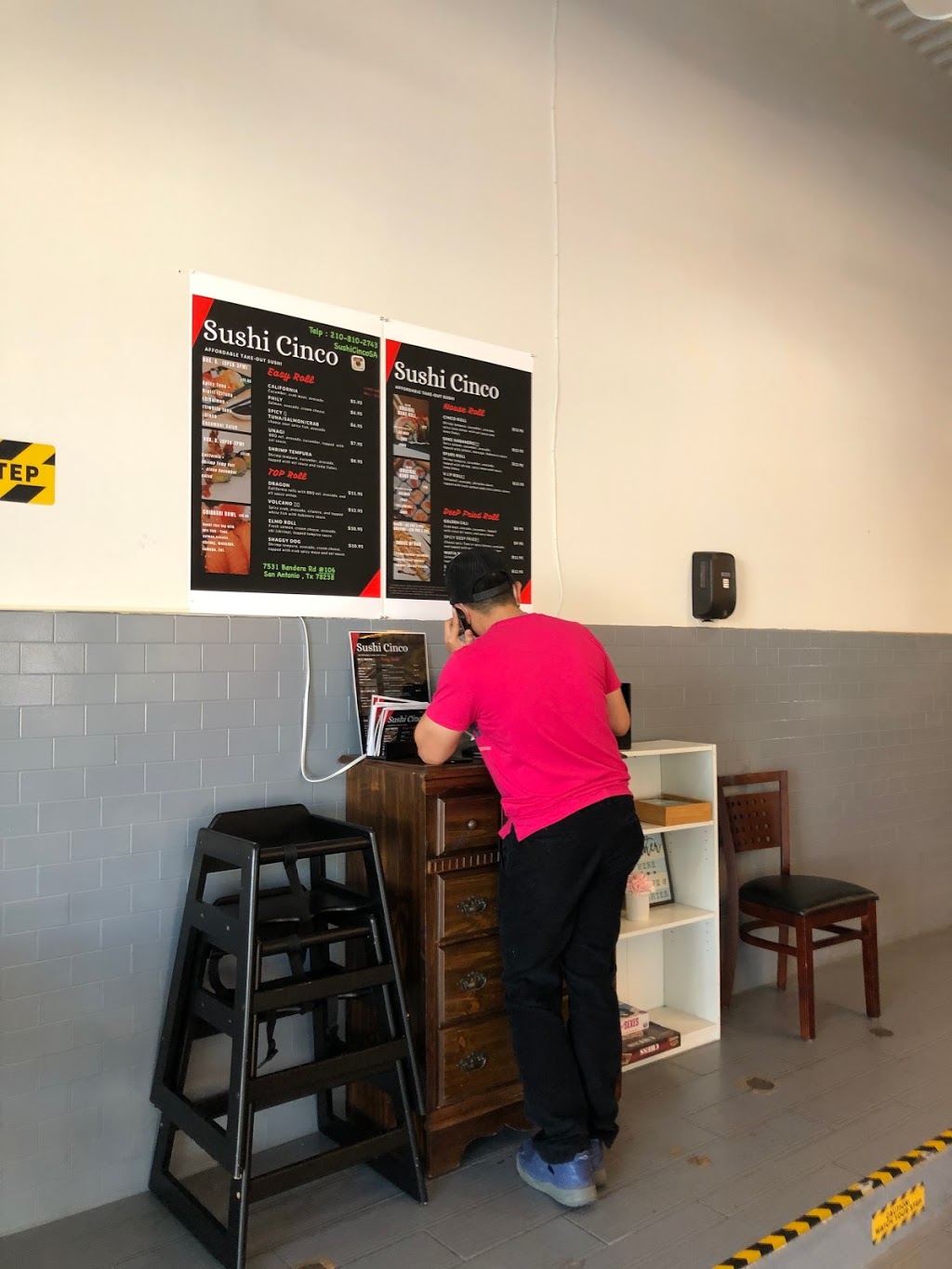 Sushi Cinco | restaurant | 7531 Bandera Rd #106, San Antonio, TX 78238, USA | 2108102743 OR +1 210-810-2743