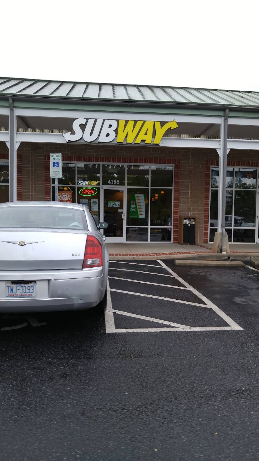 Subway | restaurant | 4158 Clemmons Rd, Clemmons, NC 27012, USA | 3364480233 OR +1 336-448-0233