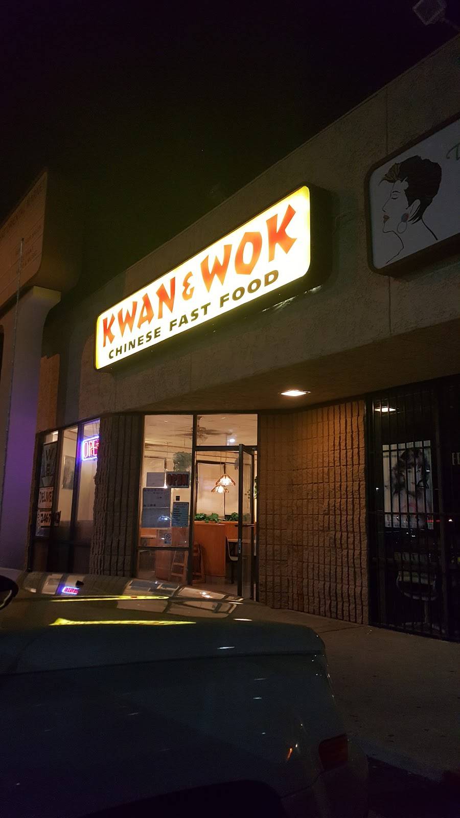 KWAN & WOK CHINESE FAST FOOD | restaurant | 1702 W Camelback Rd, Phoenix, AZ 85015, USA | 6022467442 OR +1 602-246-7442