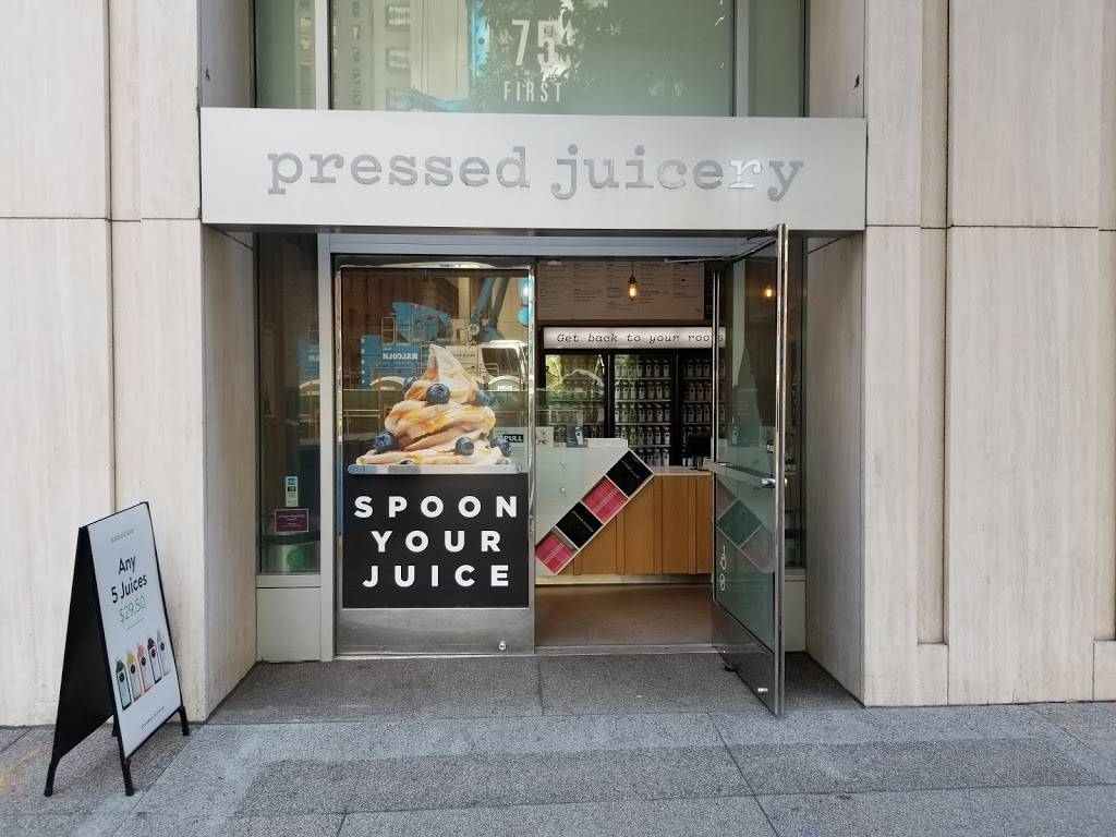Pressed Juicery | restaurant | 75 1st St, San Francisco, CA 94105, USA | 4152780977 OR +1 415-278-0977