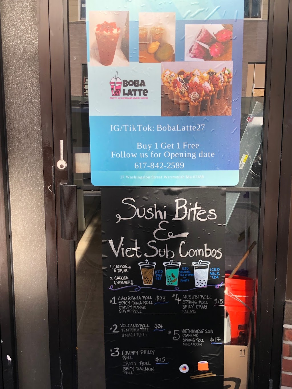Boba Latte | meal takeaway | 27 Washington St, Weymouth, MA 02188, USA | 6178422589 OR +1 617-842-2589