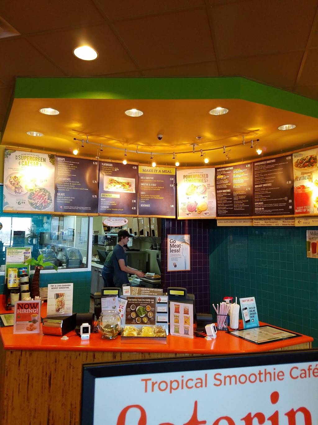 Tropical Smoothie Cafe | restaurant | 1954 Rio Hill Center, Charlottesville, VA 22901, USA | 4349750333 OR +1 434-975-0333