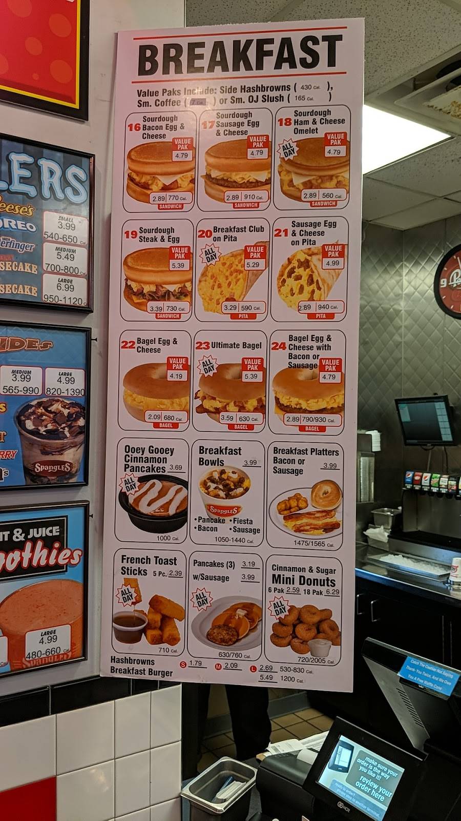 Spangles | restaurant | 3433 N Rock Rd STE A, Wichita, KS 67226, USA | 3166343700 OR +1 316-634-3700