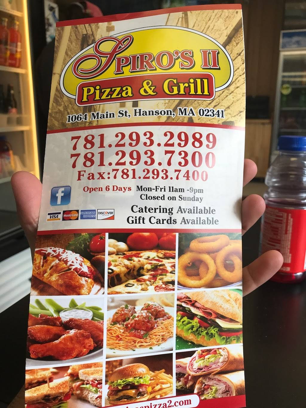 Spiros II Pizza & Grill | restaurant | 1064 Main St, Hanson, MA 02341, USA | 7812932989 OR +1 781-293-2989
