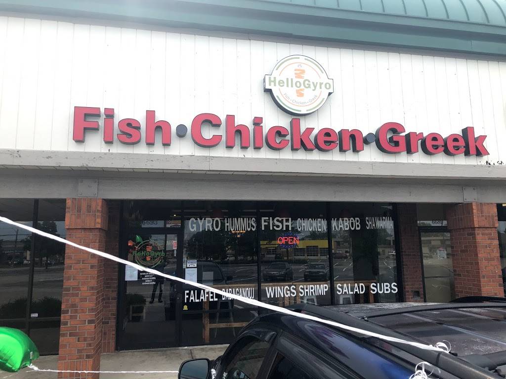 Hello Gyro | restaurant | 6693 E 82nd St, Indianapolis, IN 46250, USA | 3175372478 OR +1 317-537-2478