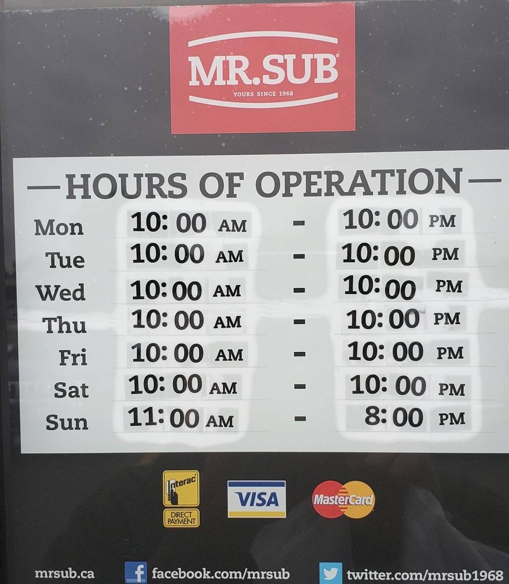 Mr. Sub | restaurant | 410 Fairview Dr, Brantford, ON N3R 7V7, Canada | 5197563999 OR +1 519-756-3999