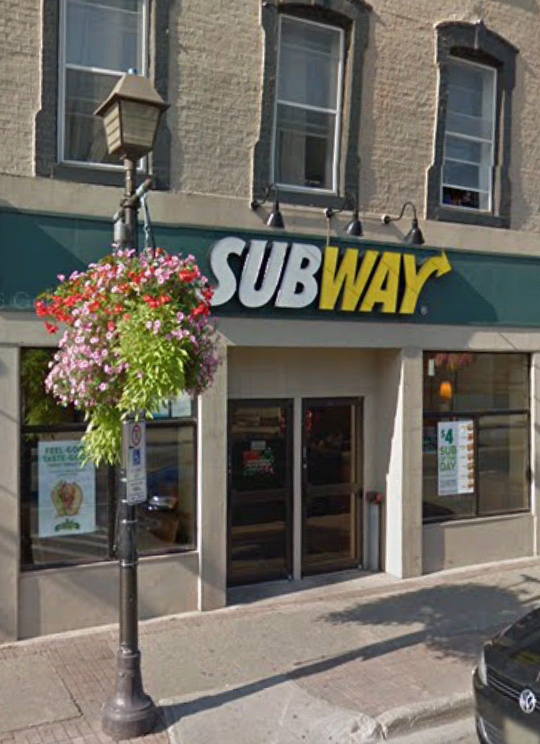Subway | restaurant | 25 Main St N, Brampton, ON L6X 1M8, Canada | 9054577979 OR +1 905-457-7979