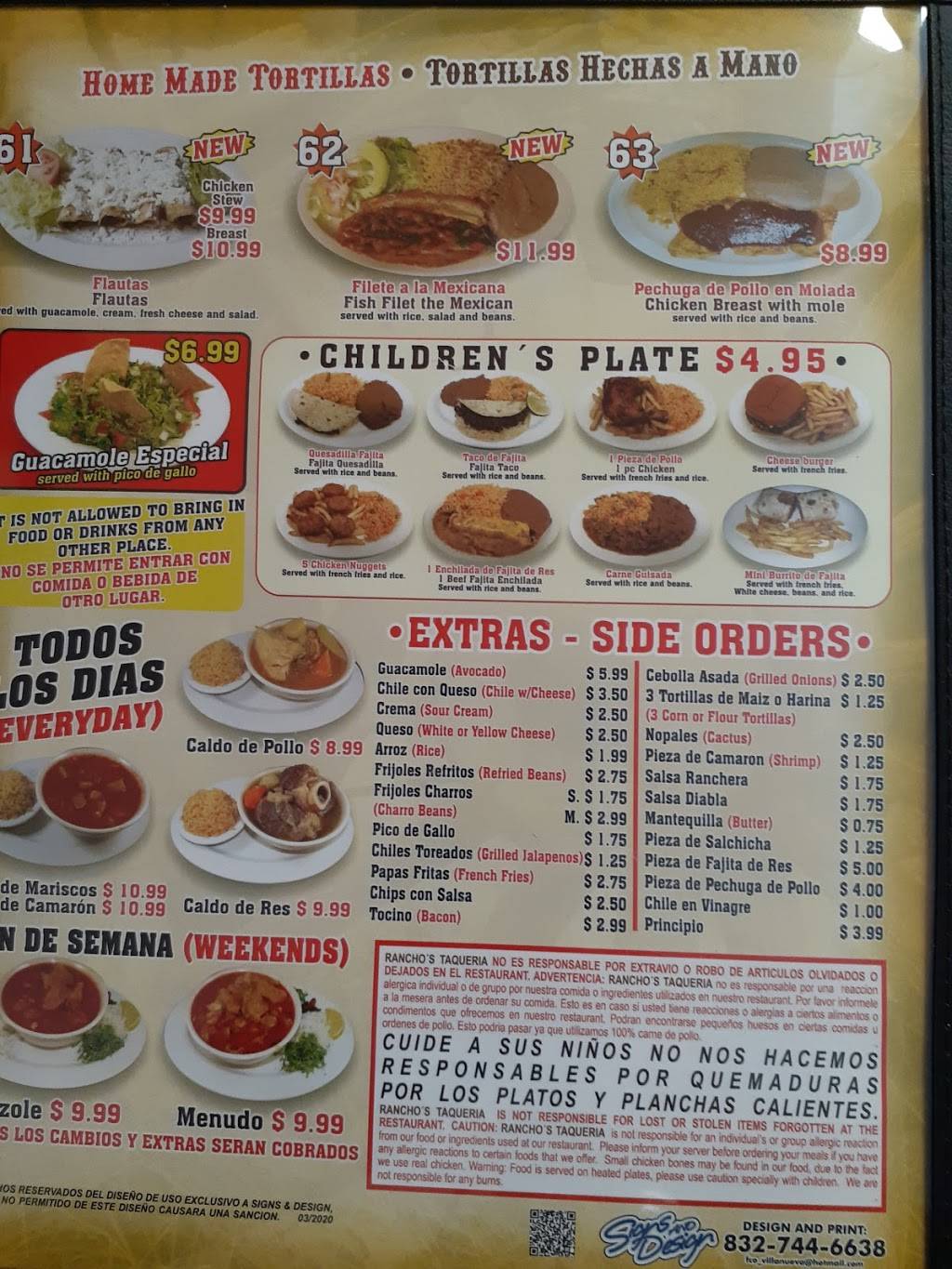 Ranchos Taqueria | restaurant | 3300 Gulf Fwy, Dickinson, TX 77539, USA | 3462898821 OR +1 346-289-8821