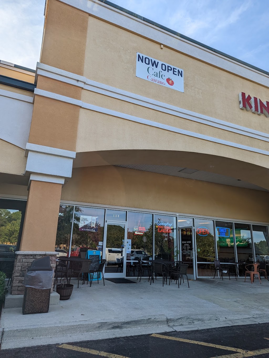 Cafe Cairano | restaurant | 425 W Town Pl UNIT 108, St. Augustine, FL 32092, USA | 9044602194 OR +1 904-460-2194