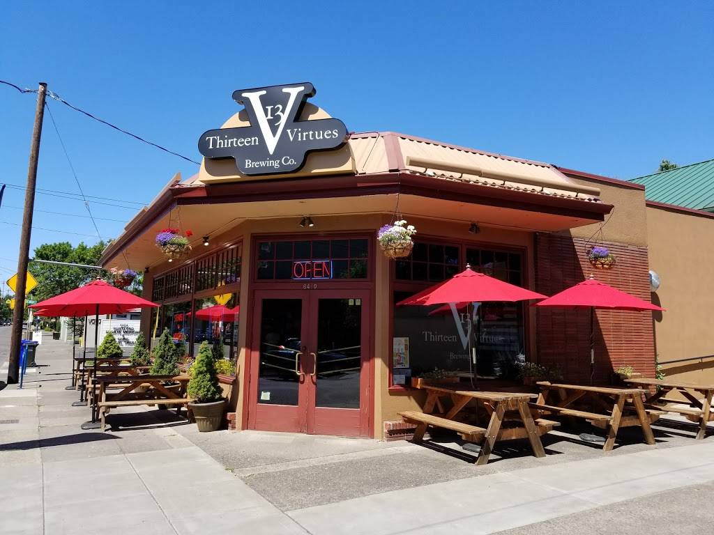 13 Virtues Brewing | restaurant | 6410 SE Milwaukie Ave, Portland, OR 97202, USA | 5032398544 OR +1 503-239-8544